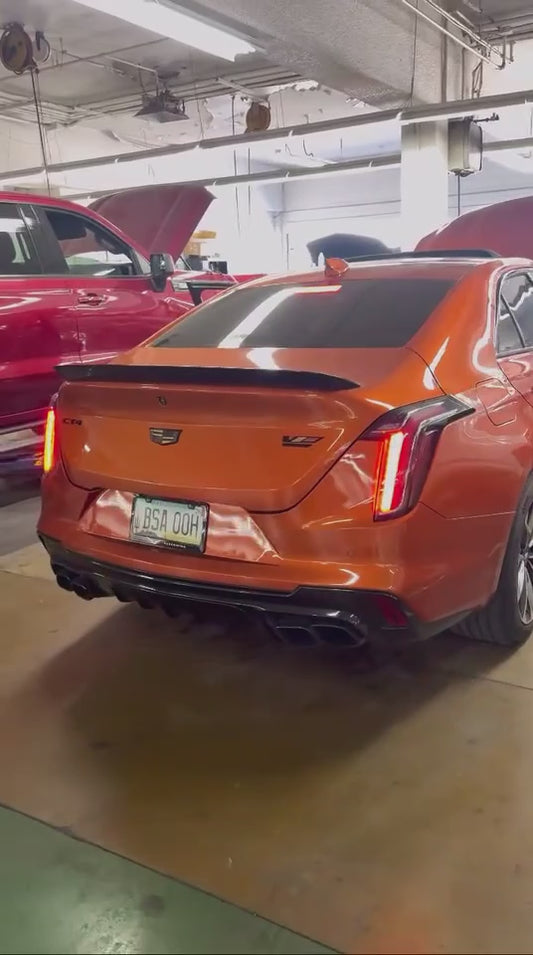 Cadillac CT4-V Blackwing Catless "Resonated " Downpipes