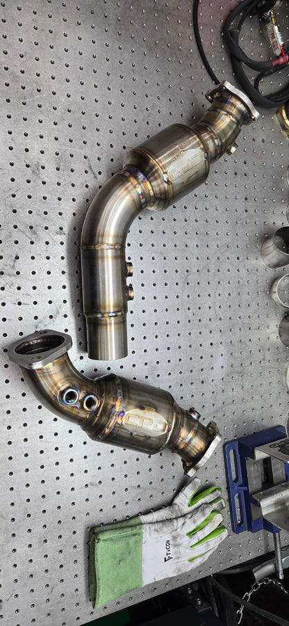 Cadillac CT4-V Blackwing Catless "Resonated " Downpipes