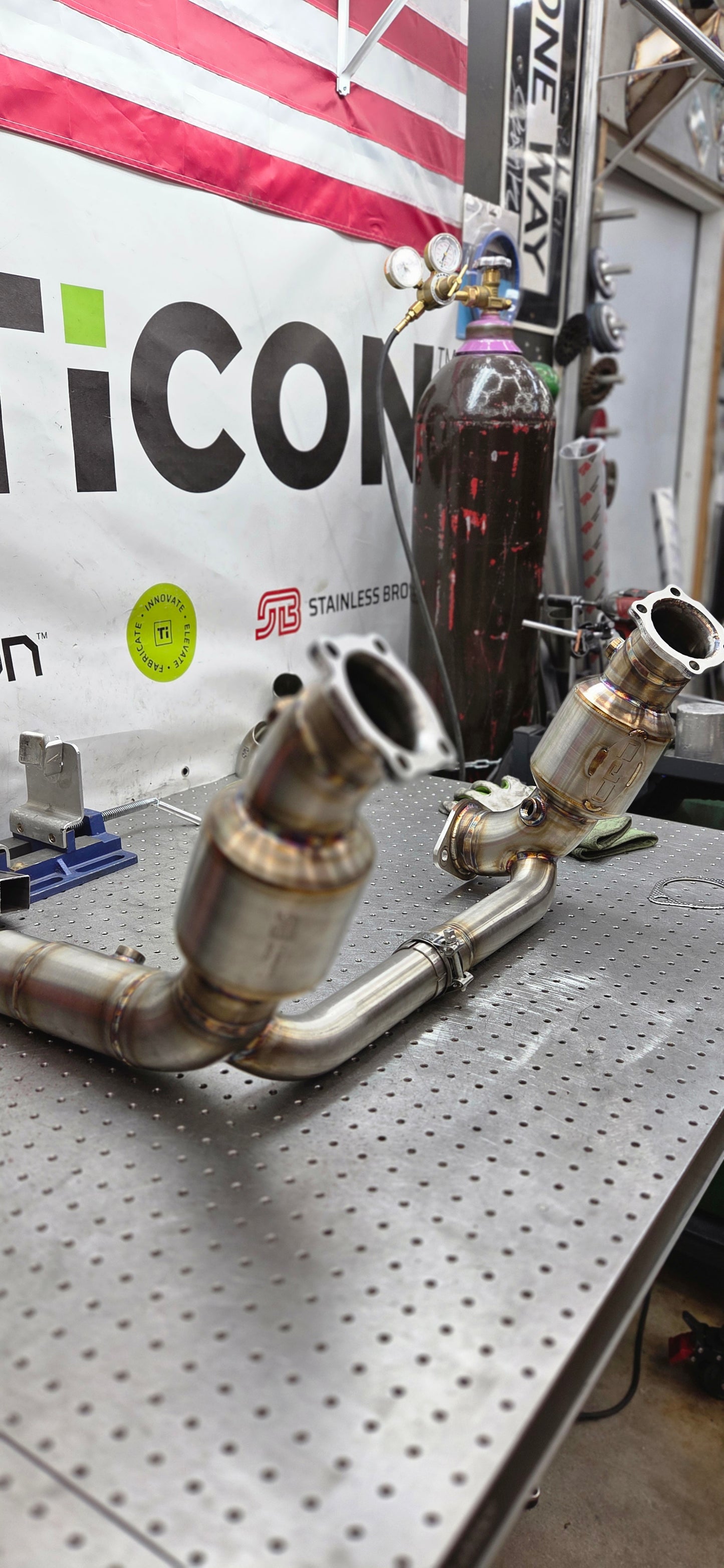 Cadillac ATS-V Catless " Resonated " Downpipes