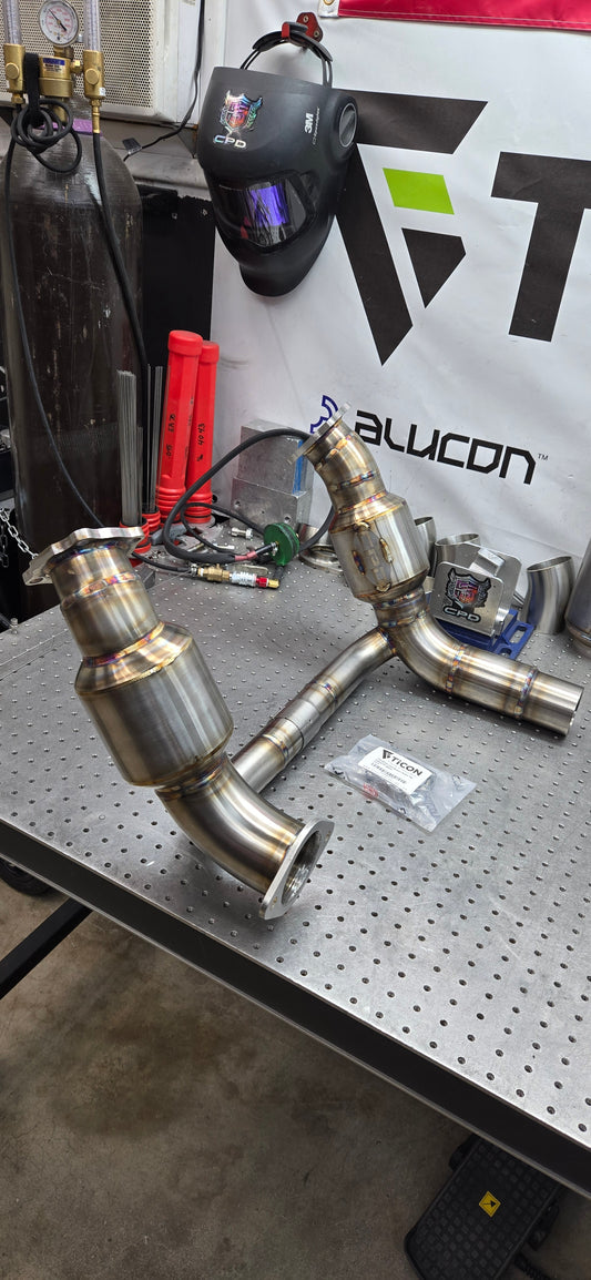 Cadillac ATS-V Catless " Resonated " Downpipes