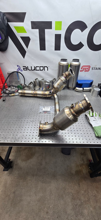 Cadillac CT4-V Blackwing Catless "Resonated " Downpipes