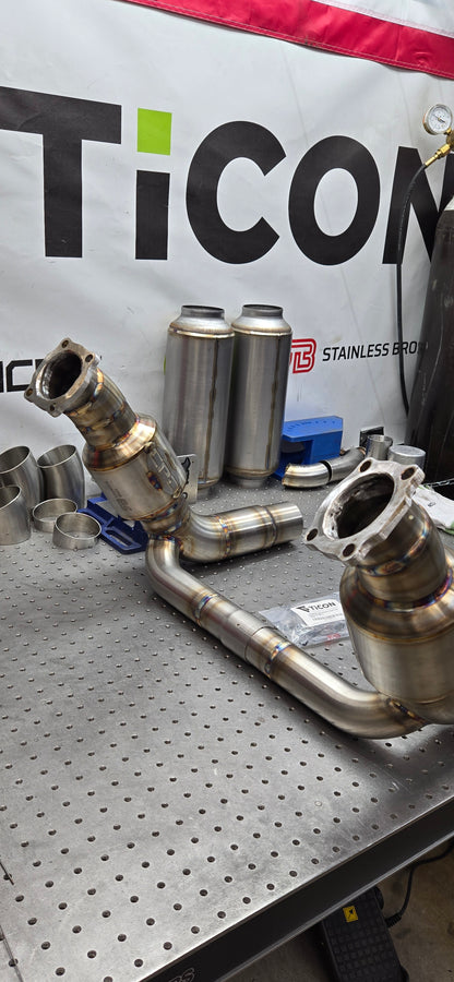 Cadillac ATS-V Catless " Resonated " Downpipes